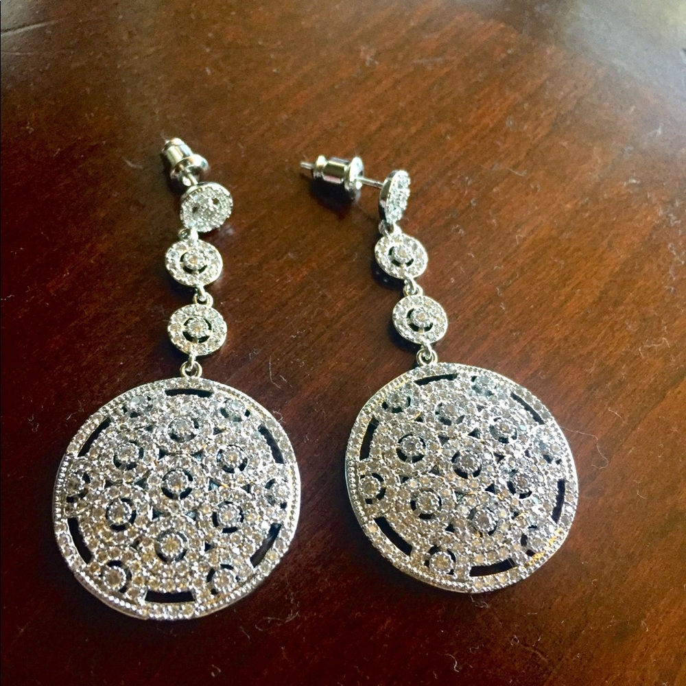 Crystal drop earrings Crystal dangle jewelry